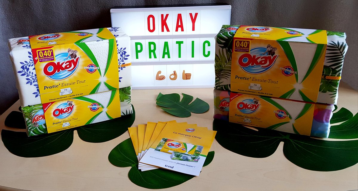ConcoursTwt's tweet photo. Salut, cette semaine j'ai reçu mon pack pour OKAY Pratic'.
Voir son contenu et la présentation de ce nouvel Essuie-Tout sur mon Instagram
https://t.co/gkdH1sMf84
Merci @Essity_FR et @trnd_fr 😉👍
#Okay #OkayPratic #EssuieTout #Nouveau #TRND #TestProduit #TestAddict https://t.co/0zZSHkztCJ