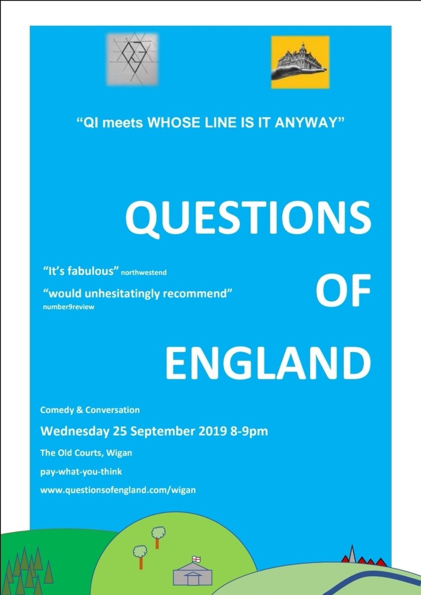 markcreid's tweet photo. Hey pals, don't forget that I'm joined by @lynnecrook @RobStuartHudson next Wednesday @theoldcourts for our manic cultural fiasco #QuestionsOfEngland and if you're about it would be lovely to see you there.
And a retweet would be ace! https://t.co/5vvr2FZ9Df