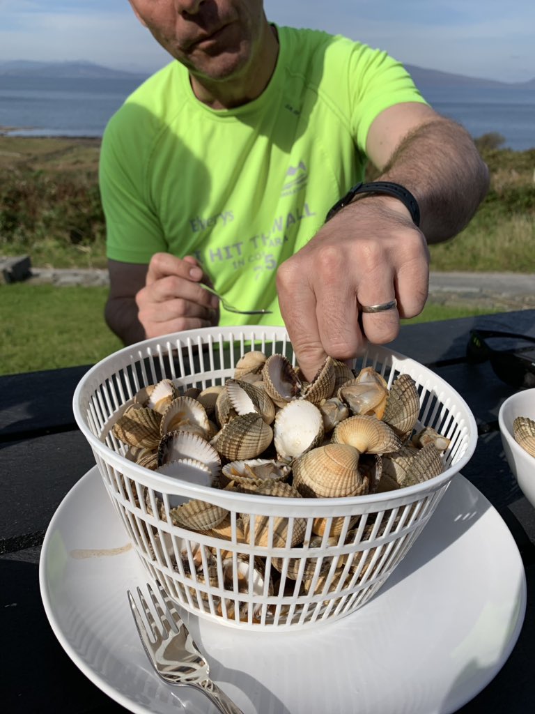 OceanViewMayo's tweet photo. Fabulous day this week foraging for cockles and mussels in #Mayo   #WildAtlanticWay #wildmayo #lookwest #ireland https://t.co/BlArm5J07V