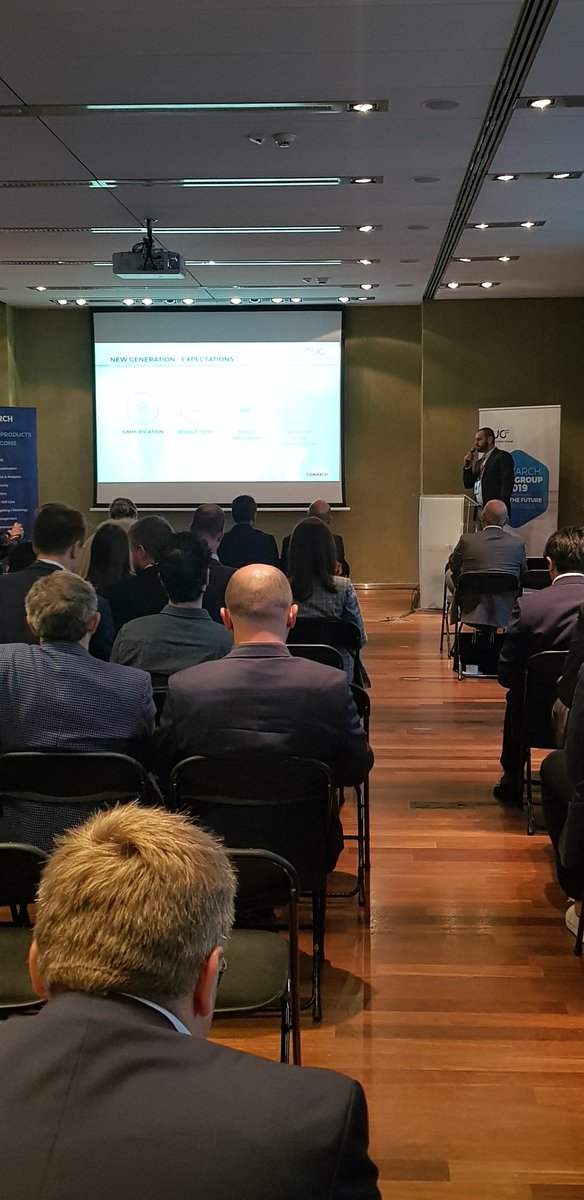Comarch_Comms's tweet image. Day two of #CUG2019 is starting!

On stage, Marcin Dąbrowski, Vice-President of the Management Board and Director of the Telecommunications Division at Comarch.