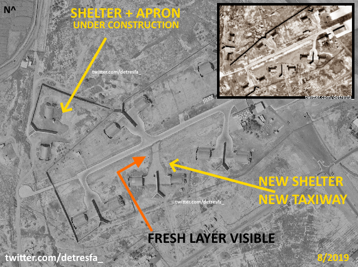 detresfa_'s tweet photo. #Pakistan AirForce Base #Samungli in #Quetta #Balochistan near #Afghanistan is being upgraded 

Additional #HAS and Ammunition Bunkers are being created along the base at various point as seen in fresh satellite images https://t.co/3hn83ZSnlW