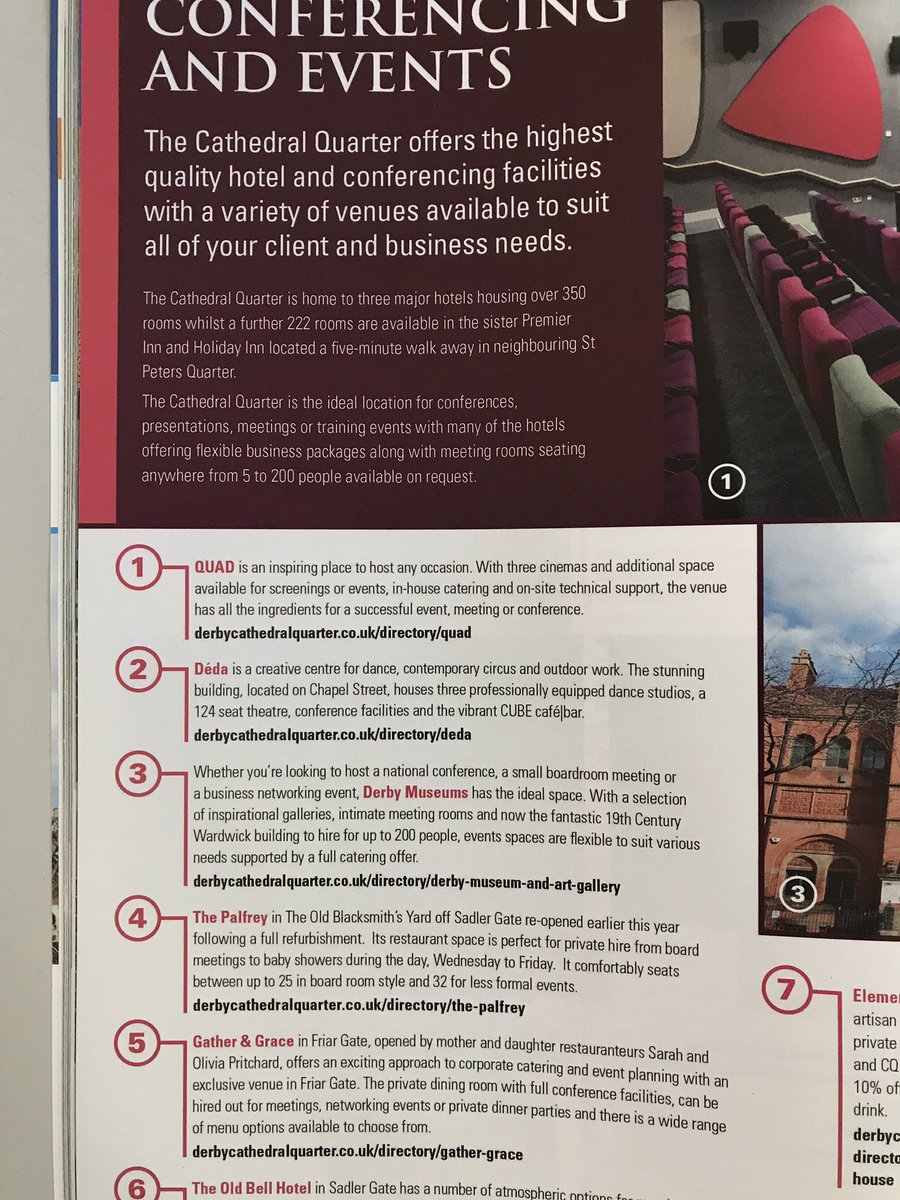 dedaderby's tweet photo. Thank you to @DerbyCQ for recommending our meeting room, theatre, studios and #cubecafe for #businesses in #derby and the #eastmidlands! 😀 #dedaderby #cathedralquarter https://t.co/sMUbxAOsKm