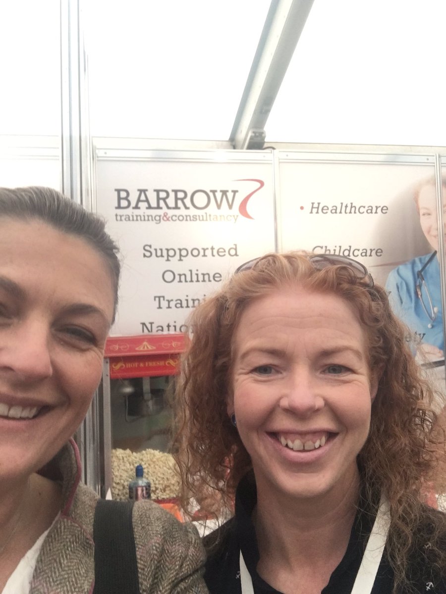 VeriConnect's tweet image. Great to see Liz &amp;amp; all activity’s the @Barrow_Training stand #Ploughing19 #designpartners #quality #training experts &amp;amp; #free popcorn!