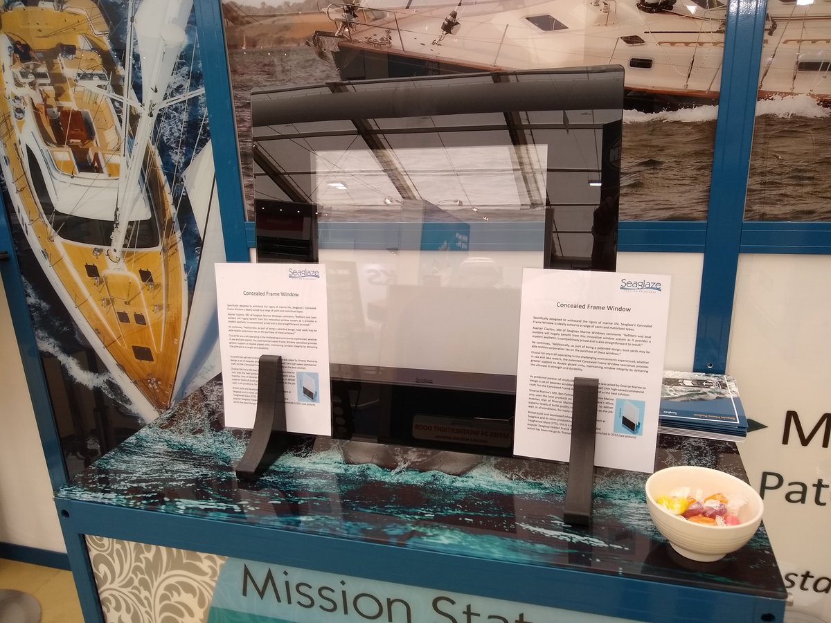 Only a few days left of the Southampton Boat Show to see our recently launched Concealed Frame! Come on down to J302 to discuss how it could be the perfect fit for your vessel and do not forget to enter our competition for a chance to win 10% off your next order (T&amp;Cs apply).