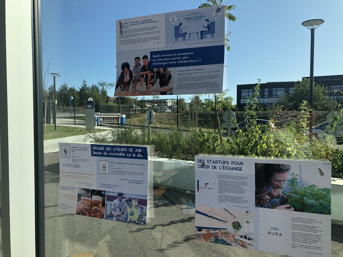 FloreMarret's tweet photo. [#QVT] #QVTInnovationWeek #AXASolutionsPartenaires @AXAFrance, le ROUND 2️⃣ démarre à 🚎 Isneauville..🚎 : défis à relever autour de la #convivialité #échange et le #ressourcement la #pause https://t.co/Vbkhrf53OG