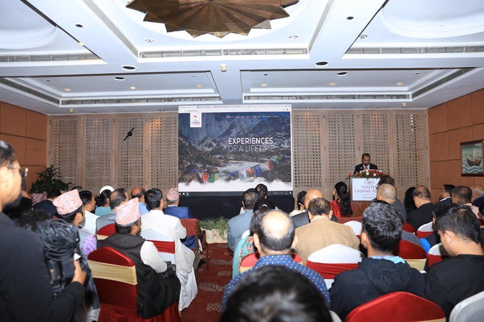 nepaltourismb's tweet photo. Hon'ble Minister for Culture, Tourism &amp; Civil Aviation Mr. Yogesh Bhattarai officially launched the Visit Nepal 2020 website at an event in Kathmandu today, Sept. 18, 2019. At the event, social media handles and news portal of VN 2020 were also launched.
#VisitNepal2020 https://t.co/88b1FMAjU6