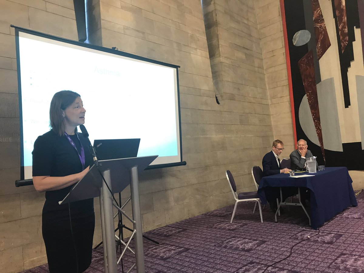 HeatherCorlett1's tweet photo. Our network huddle today - Paediatrician Alex Battersby highlights the bigger difference that a could be made by working in and with schools to address asthma @NorthNetworks @DrMikeMckean @nixtakaur https://t.co/UmDmSXxIEs