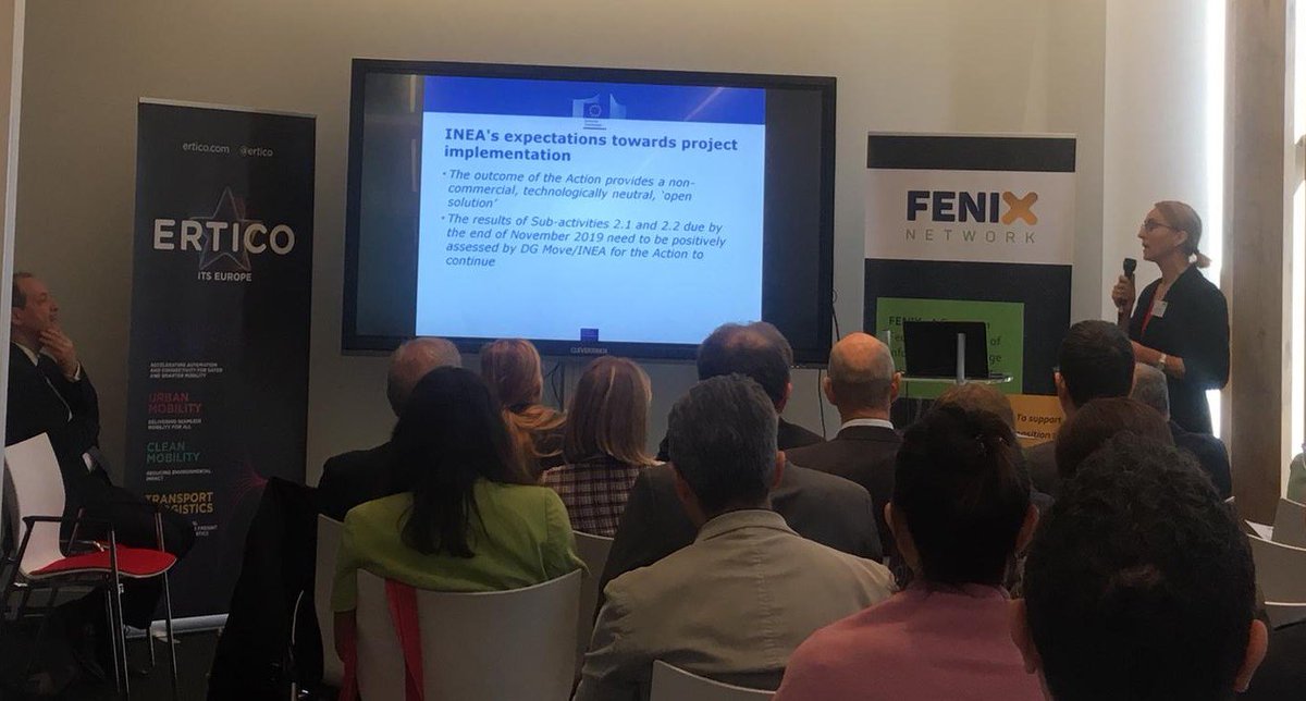 pluservice's tweet image. LIVE! - #PatrycjaKulesza, Project manager at 
@inea_eu during her introductory address at #FENIXproject event