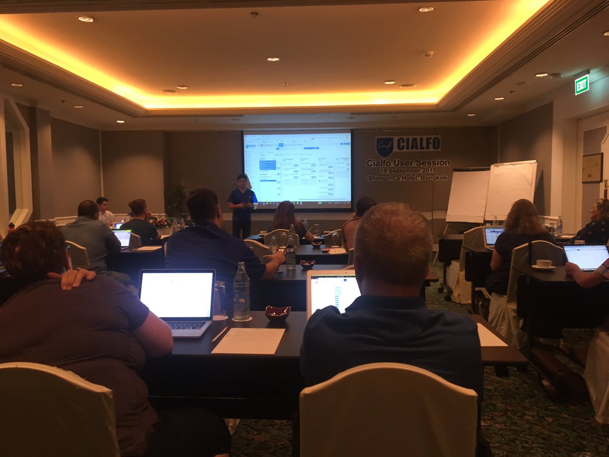 simonpgauci's tweet photo. Very helpful CIALFO user session at Shangri La with the team from #muids https://t.co/vso3B8fUK8