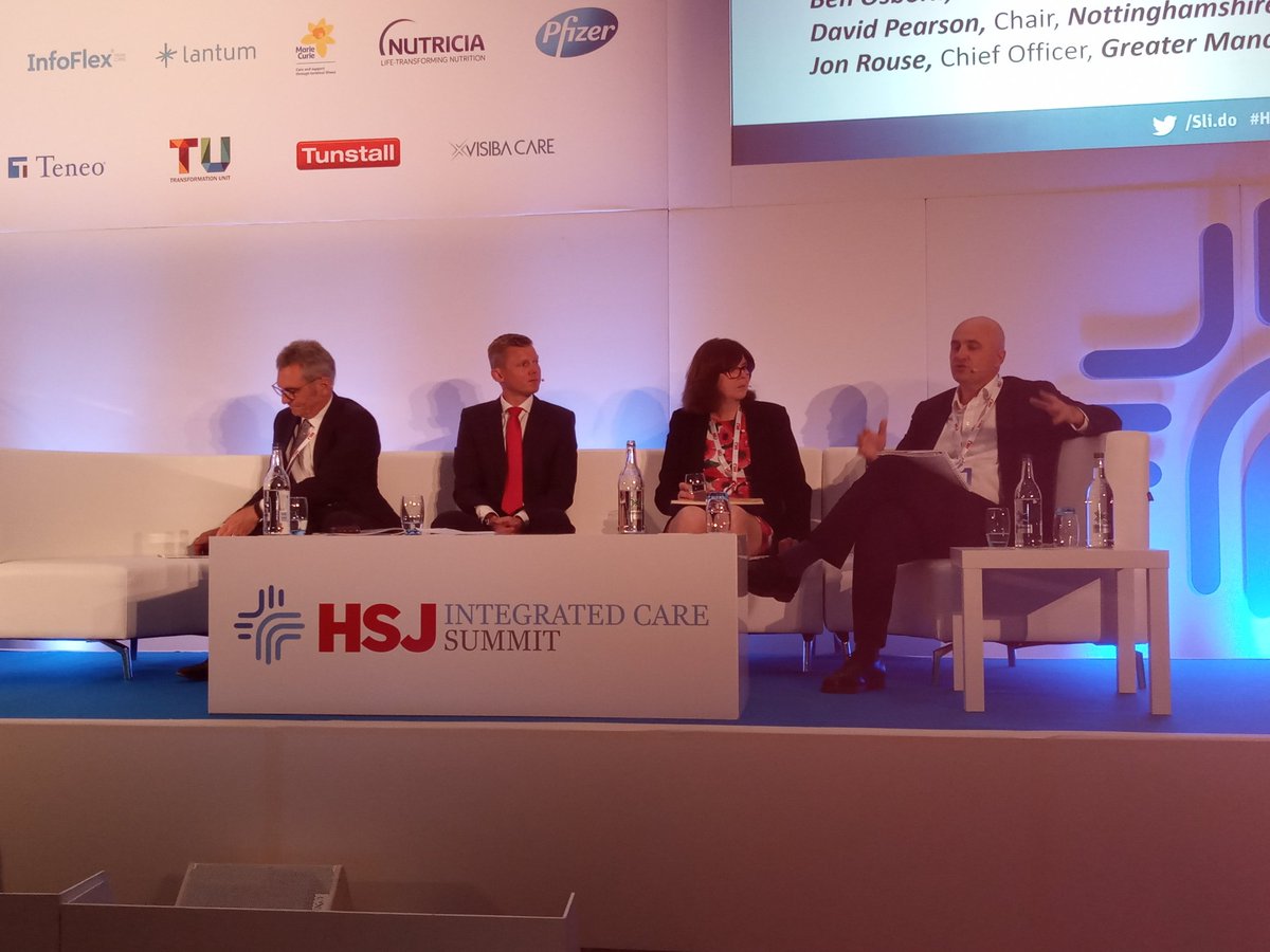 At #HSJICSummit hearing @JonRouseGM and others talking about opportunities and challenges of integration. V much a long term process.