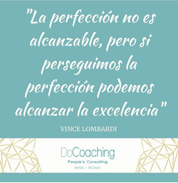 DocoachingC's tweet photo. Obsesionarse con el resultado hace que nuestro proceso quede en segundo plano. Busquemos la excelencia no la perfección #coaching #Espana #Valencia https://t.co/oqL3aElZua
