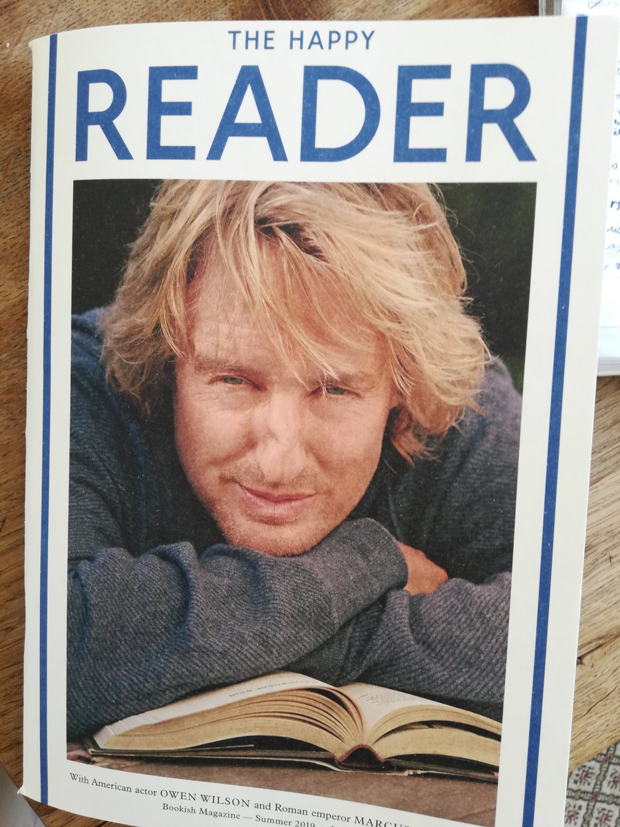jubberstravels's tweet photo. Reading #TheHappyReader edited by @sebemina is like gossiping with a really well stocked library. Loved Marcus Aurelius's life lessons, the social life of bees and discovering Owen Wilson's love of 'Arabian Sands'! #books #reading #magazine https://t.co/huMALfqe8o