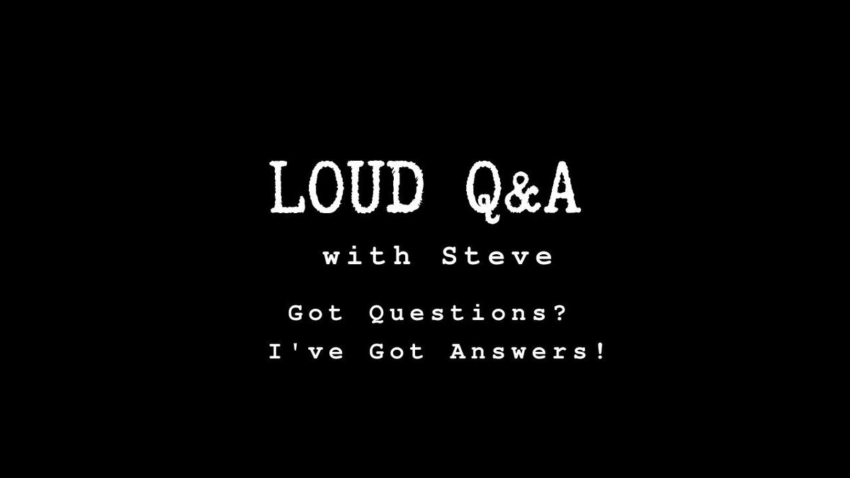 histevewalsh's tweet photo. Loud Q&A is here! You got questions? I got answers! https://t.co/HNwTZtfZXb
#music #guitar #compoer #songwriter #musicbiz #podcast https://t.co/7fLGk7qaHn
