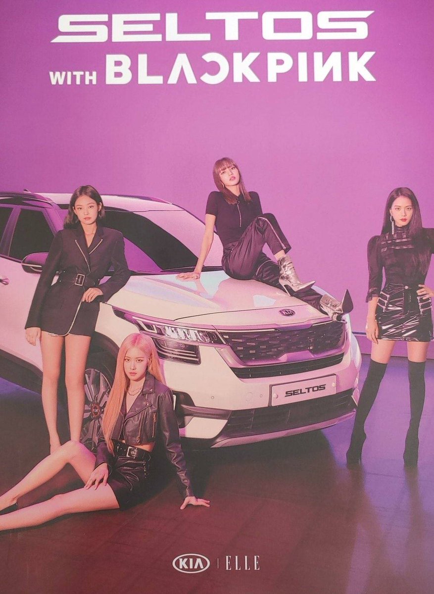 📷] BLACKPINK x KIA SELTOS cr: BParchive88 #BLACKPINK #JENNIE