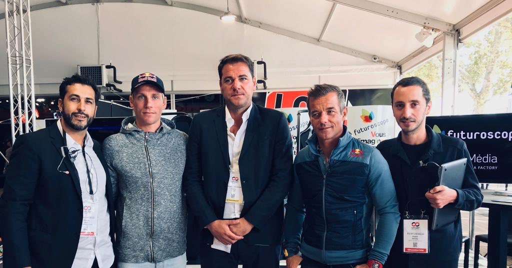 SportUnlimitech's tweet photo. 🚀 @SebastienLoeb @myvideoprolive, @fraymedia,  @richardpermin et #3emeheure réunis ensemble au Festival #SportUNLIMITECH 👏 https://t.co/CTpObqR027