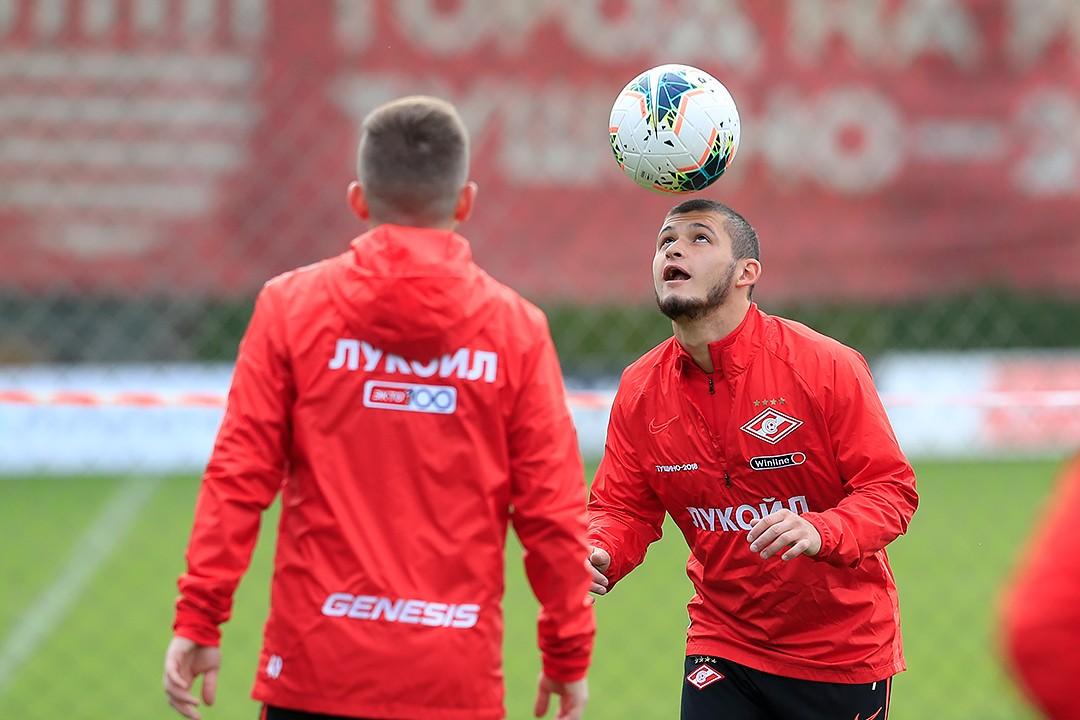 Soccer. FC Spartak Moscow training session