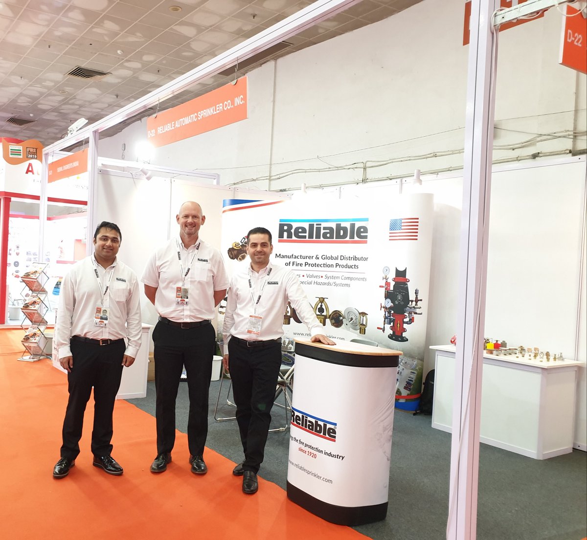 We're here at <a href="/FireIndia/">Fireindiaofficial</a>! 🔥💧 Visit us in hall 12, stand D22 🔥💧 #fireindia