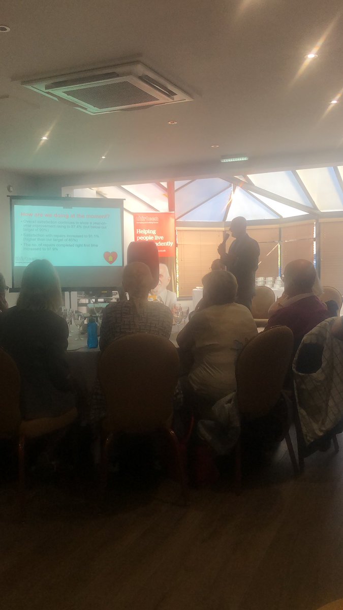 Great buzz in the room at our Customer Involvement Open Day, some interesting conversation and discussions will take place today #thirteen_group #workingtogether #makingadifference