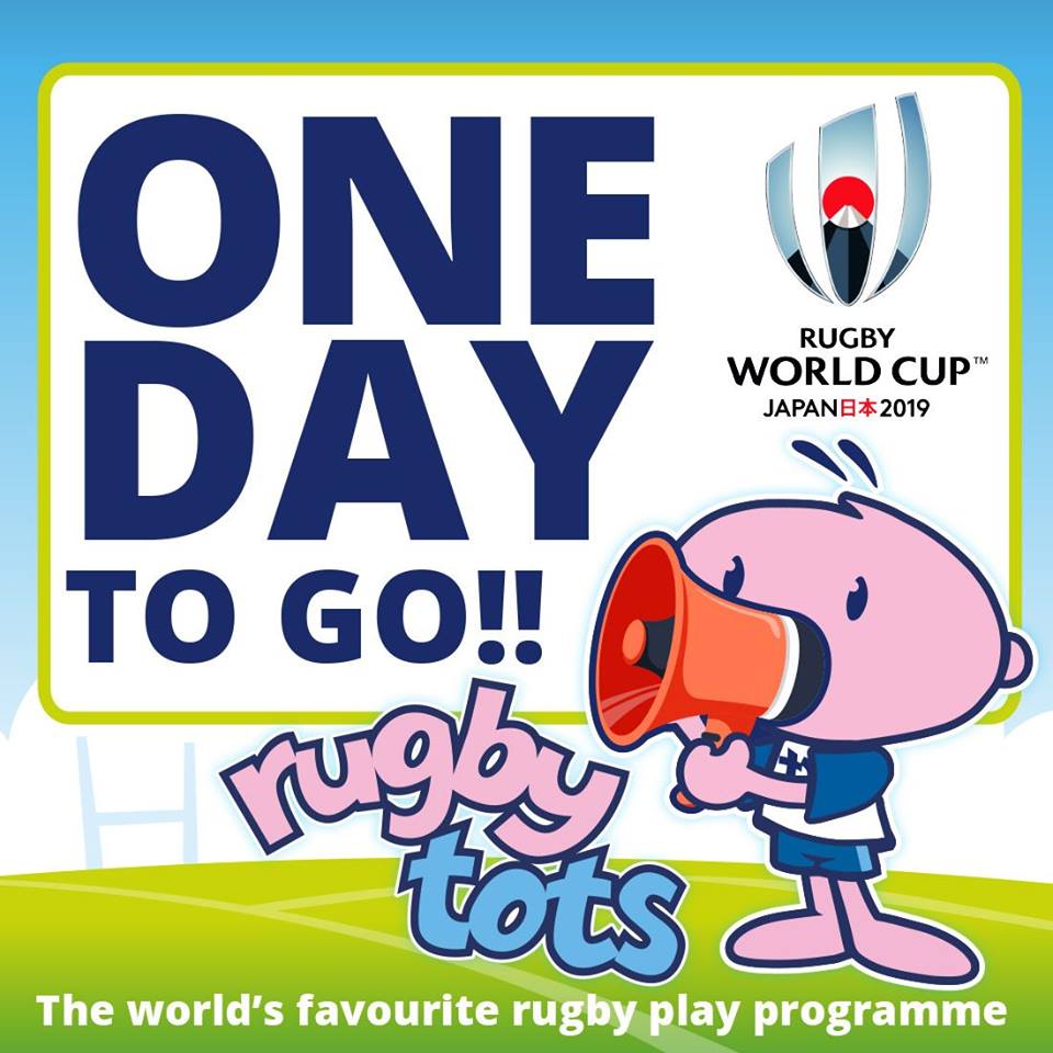 Who's excited? #rugbyworldcup2019 #rwc2019 #rugby #rugbytots #japan2019