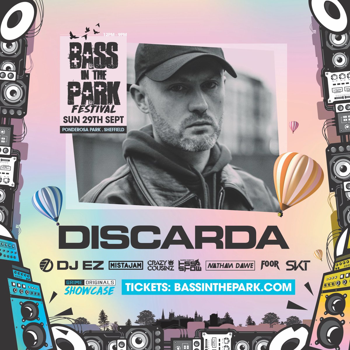 GrimeOriginals's tweet photo. Looking forward to seeing @discarda tear down @BassintheParkUK Sheffield next week! Get your tickets now!!!!! https://t.co/hCAZ8FMvMZ
#grimeoriginals #discarda #bassinthepark #sheffield https://t.co/Xygo52BRVJ