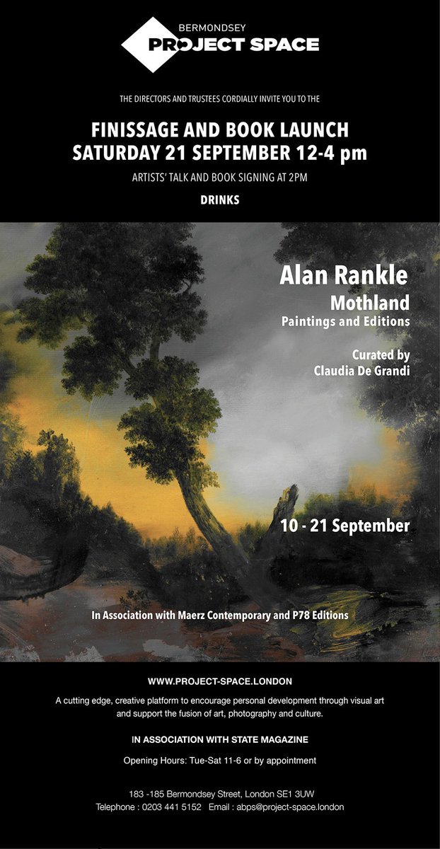 AlanRankle's tweet image. London exhibition reception on Saturday!