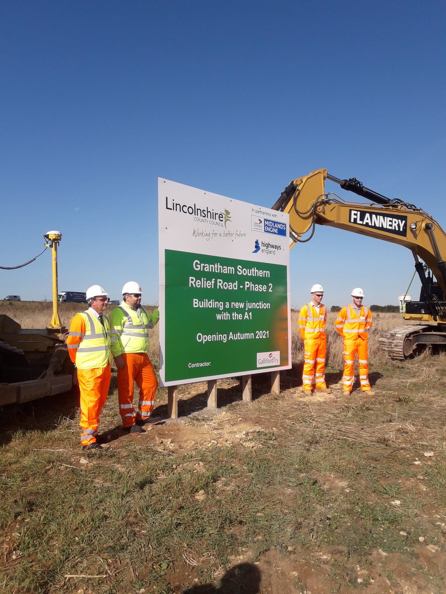 Phase 2 of GSRR underway  #GSRR <a href="/LincolnshireCC/">Lincolnshire County Council</a> <a href="/GreaterLincsLEP/">Greater Lincolnshire LEP</a>