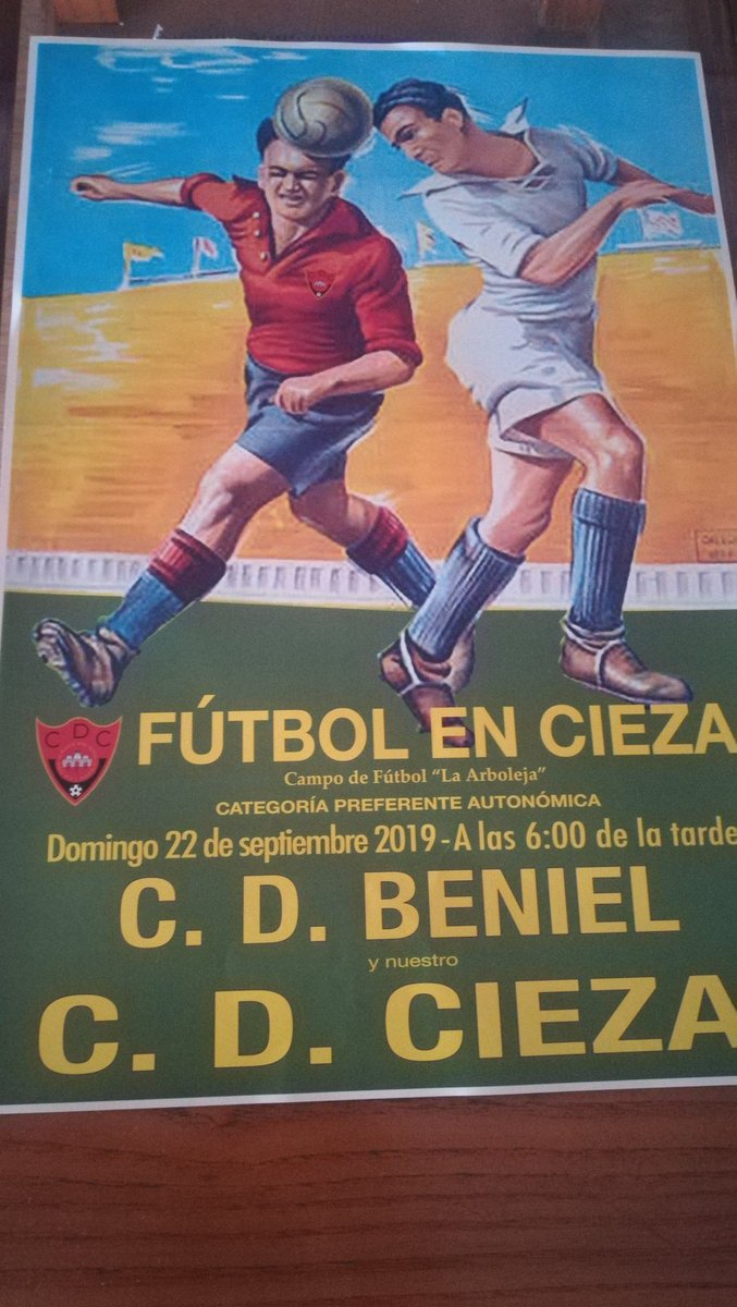 Ya tenemos el horario del próximo partido , con otro cartel original de los años 50 , espero q os guste.