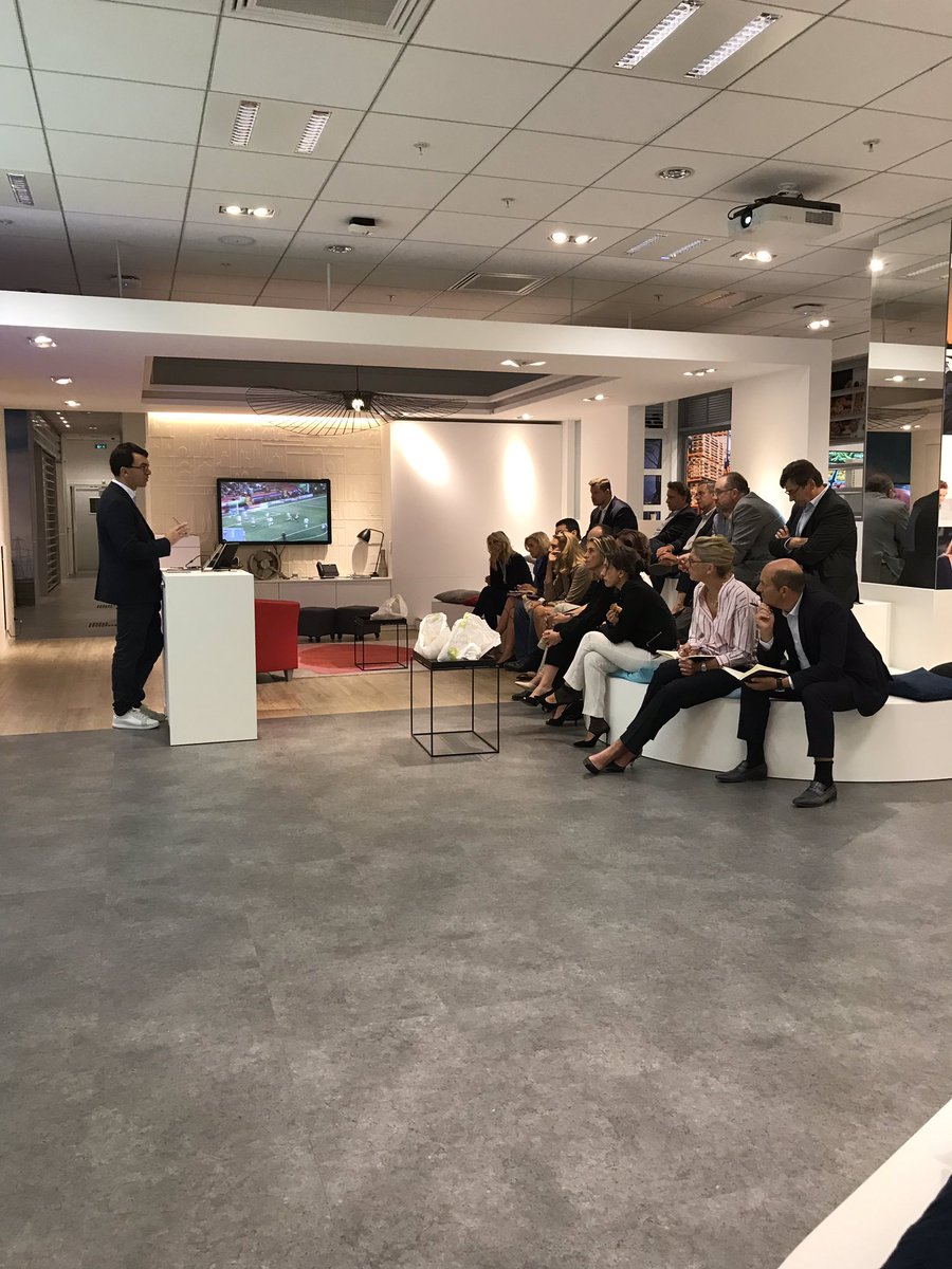 socialsheila's tweet image. Board of Directors IBM France impressed by our newly revamped Global Industry Solution Center in Paris. Delighted to present to them along with my colleagues @LionelMommeja @FCommagnac @AAairom @CTRUNTSCHKA  #GISC #industrysolutions #ImmersiveExperience