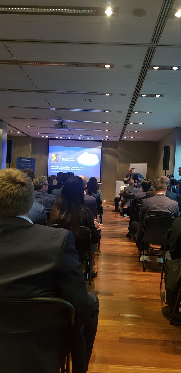 Comarch_Comms's tweet image. The first two presentations at #CUG2019 are behind us!

Jose Valerdi Tormo, Tranversal Project Manager at X by Orange, talked about how to build a telco in the cloud in his presentation "Telecoms Facing New Demands from Business &amp;amp; Enterprise Customers".