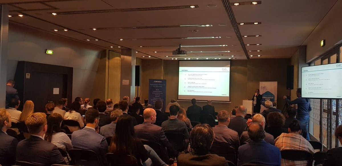 Comarch_Comms's tweet image. Aleksandra Lisińska, Product Manager Comarch Cloud, answered the question Why Should Telecom Companies Become Cloud Service Providers?
#CUG2019