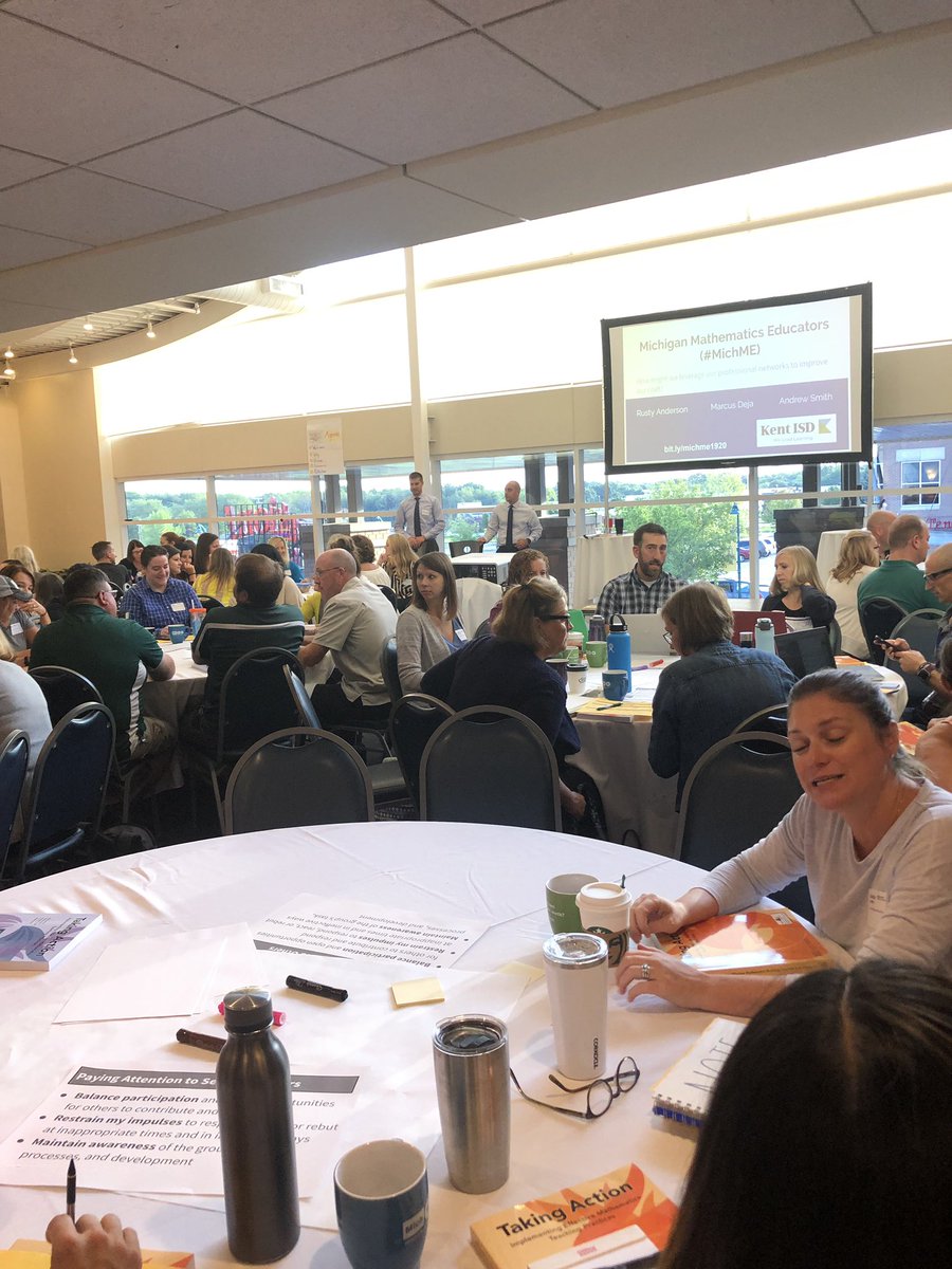 stephbolhuis's tweet image. Can you feel the energy in the room?! #MichME day one is underway!