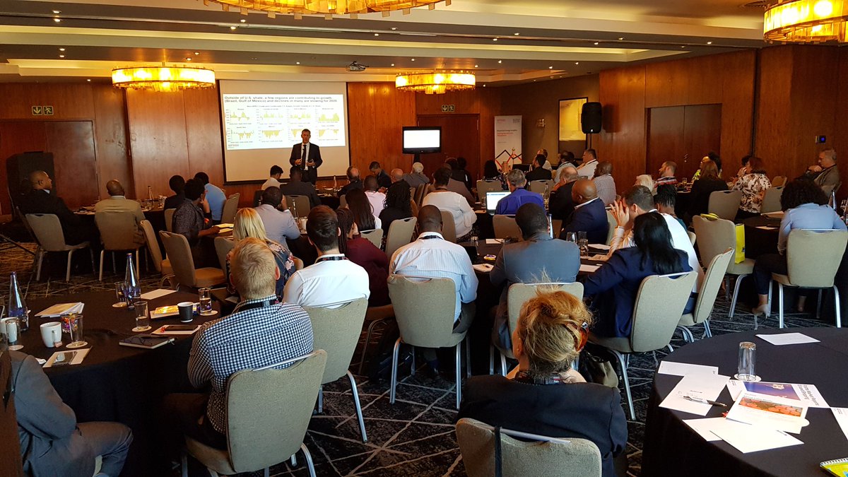 joelhanley's tweet image. Excited to be speaking with Chris Midgley and @DanielColover at the @SPGlobalPlatts South Africa Oil &amp;amp; Energy Forum. Great crowd of informed and engaged professionals with us all day to talk benchmarks, fundamentals, #IMO2020, power, gas #onlyshowintown