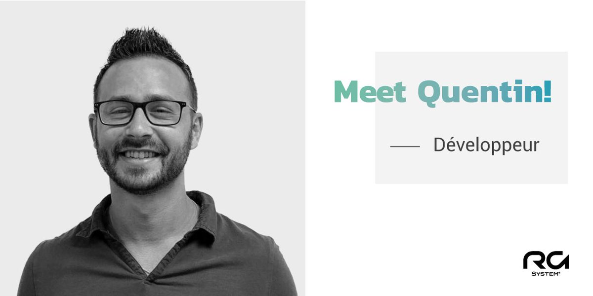 RG_System's tweet photo. [NEW IN TOWN] Voici Quentin DREYER, notre nouvelle recrue pour la #TeamDev 🤗 Direction le #BlogRG pour en savoir plus :
👉 https://t.co/50mqz2htUk

#Développeur #TeamRG #RGSystem #Recrutement https://t.co/am6eAEJiax