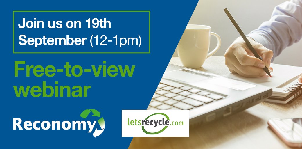 Todays the day!

@Reconomy are going to be presenting their LetsRecycle Webinar today! 

There is still chance to join in the discussion! Dont miss your chance and sign up now

hubs.ly/H0kKxQT0