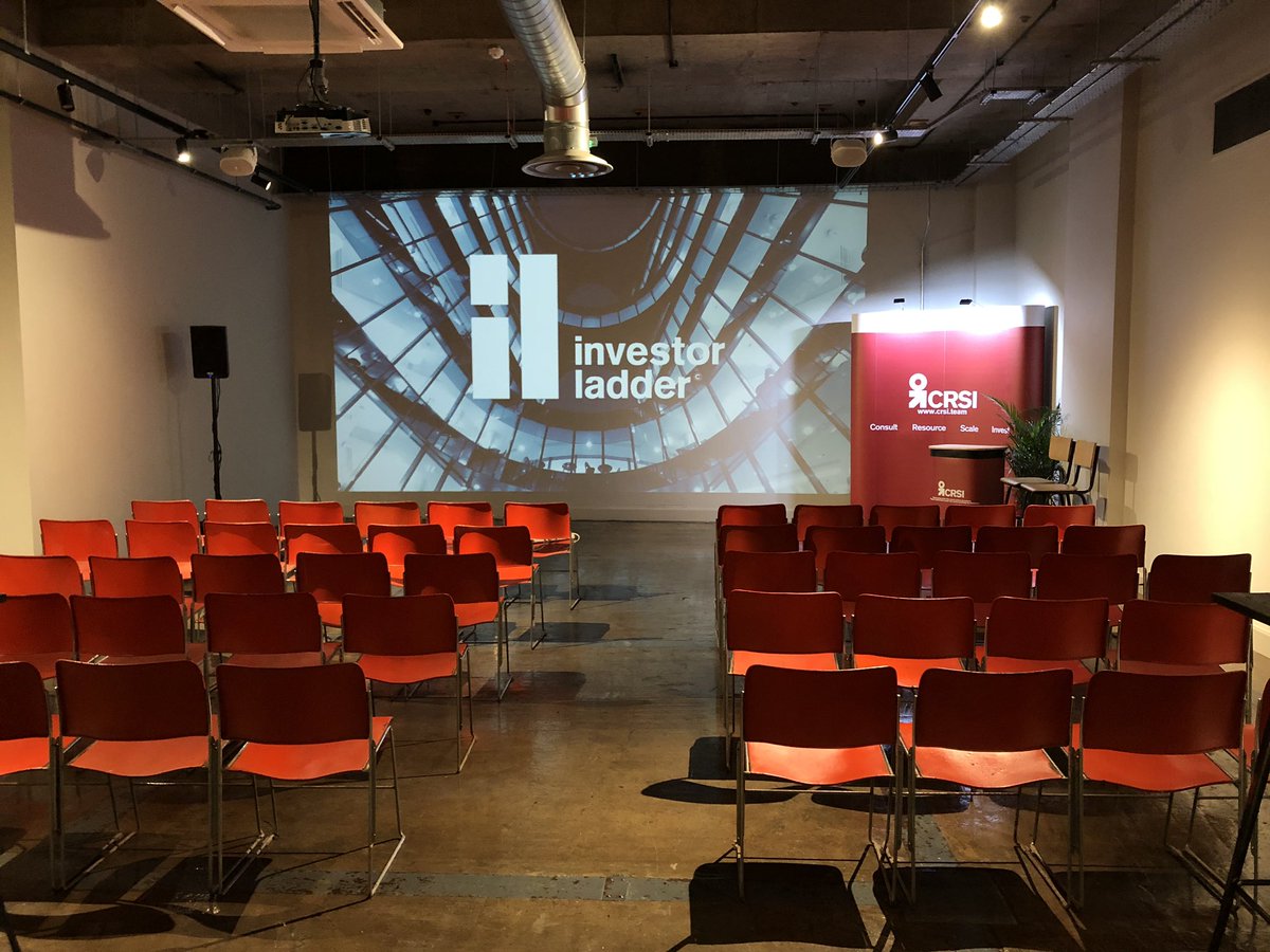 crsiltd's tweet photo. Today weโre taking #investorladder to Sheffield for the first time for what promises to be our biggest ever event.
Over 50 VCs and Angels will be joining us to discuss deal-flow and listen to our speakers. https://t.co/A4jYAcI0ke