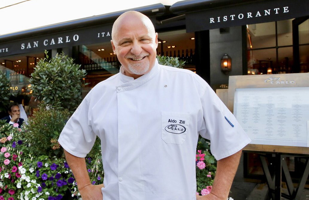 AldoZilli's tweet photo. In the kitchen today @SanCarlo_Group #london #alfresco #lunchtime #Regentstreet #comeover #buonappetito #prepdone https://t.co/xeC7HHYKg6