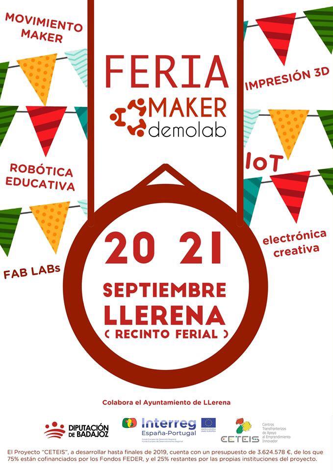 EsDigitalex's tweet image. Estamos participando en #DEMOLABMAKER de #Llerena que organizan @DipdeBadajoz  y #CETEIS con la colaboración de @Llerena_Ayto.
Va a comenzar la mesa de debate “Cultura Maker y Educación”
¡Esta tarde no dejeis de acercaros a nuestro Stand!