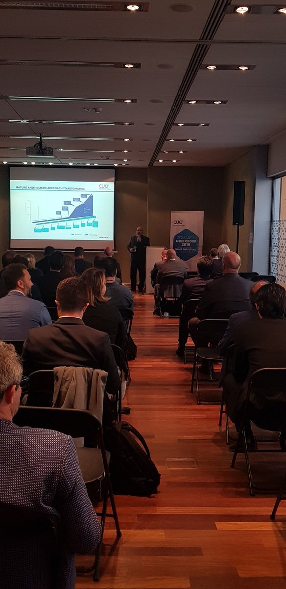 Comarch_Comms's tweet image. After a short coffee &amp;amp; networking break, Rajmund Zielinski, IA&amp;amp;A Product Manager at Comarch, gave his presentation about The BizDevOps-AI Paradigm: How to Adopt AI in Your Organization.
#CUG2019