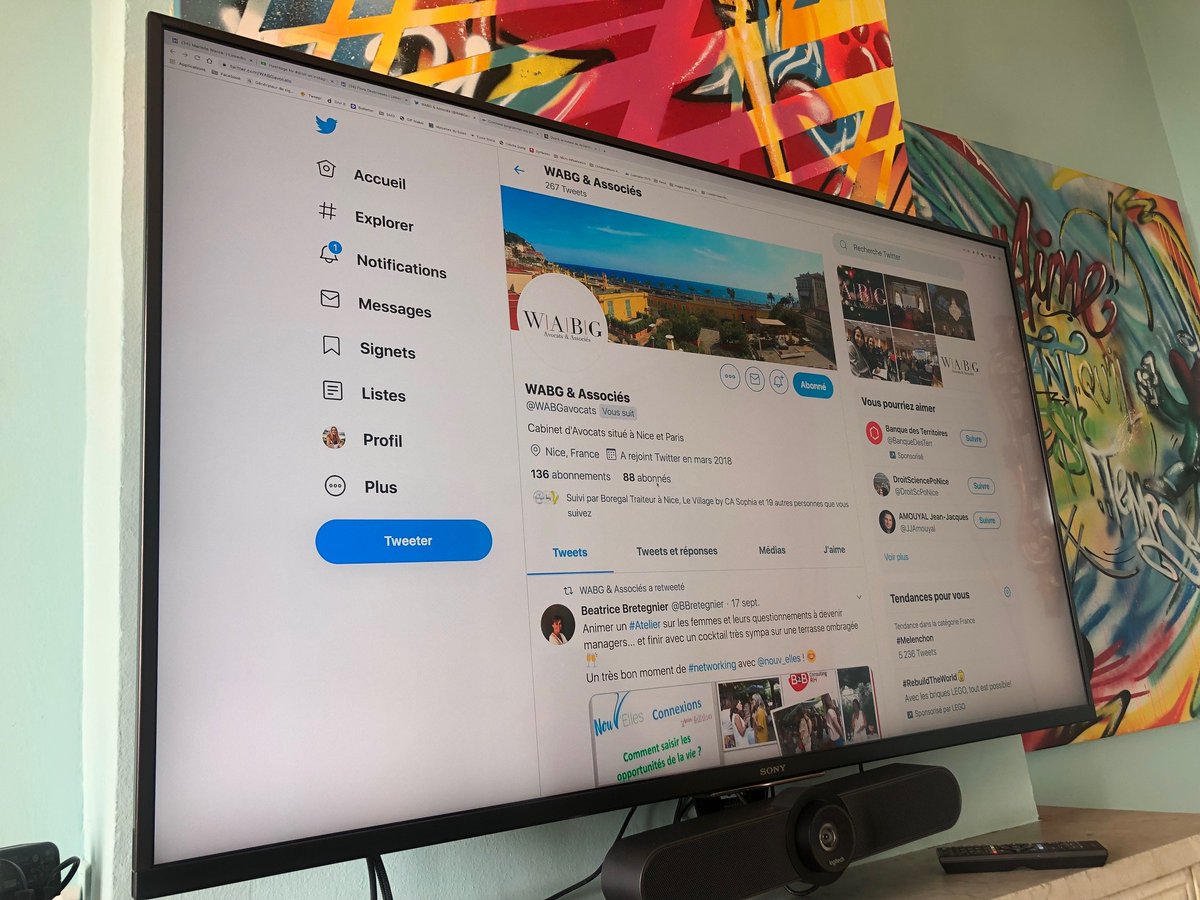 florasmile_'s tweet photo. Aujourd'hui formation #Twitter pour le Cabinet @WABGavocats avec @cedric_bianchi, @MarielleWalicki ainsi que toute l'équipe ! Très certainement l'un des premiers cabinets d'avocats de Nice à dynamiser sa communication digitale !
#Formation #FormationTwitter #Nice06 https://t.co/cie4tNFZBp
