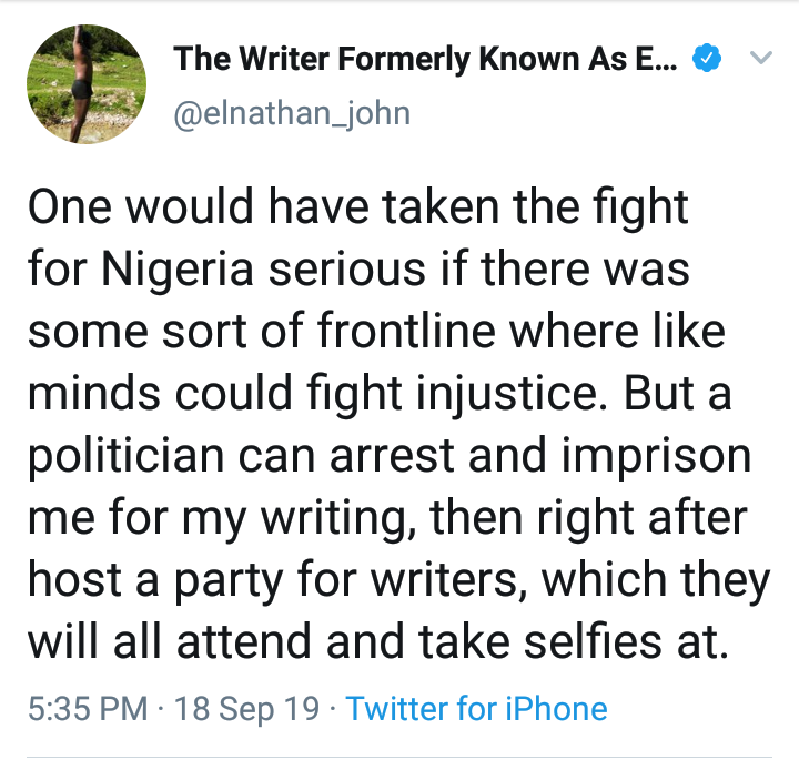 drpenking's tweet photo. Hypocrisy not allowed. #elnathan @elnathan_john change this life.. https://t.co/w94fHJHWJU