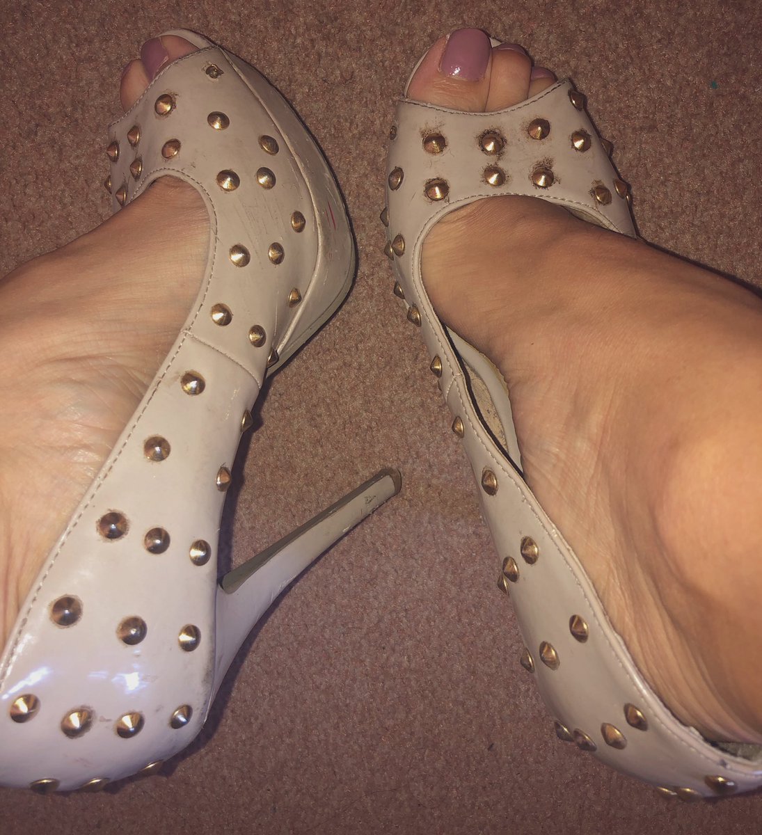 worn high heels for sale