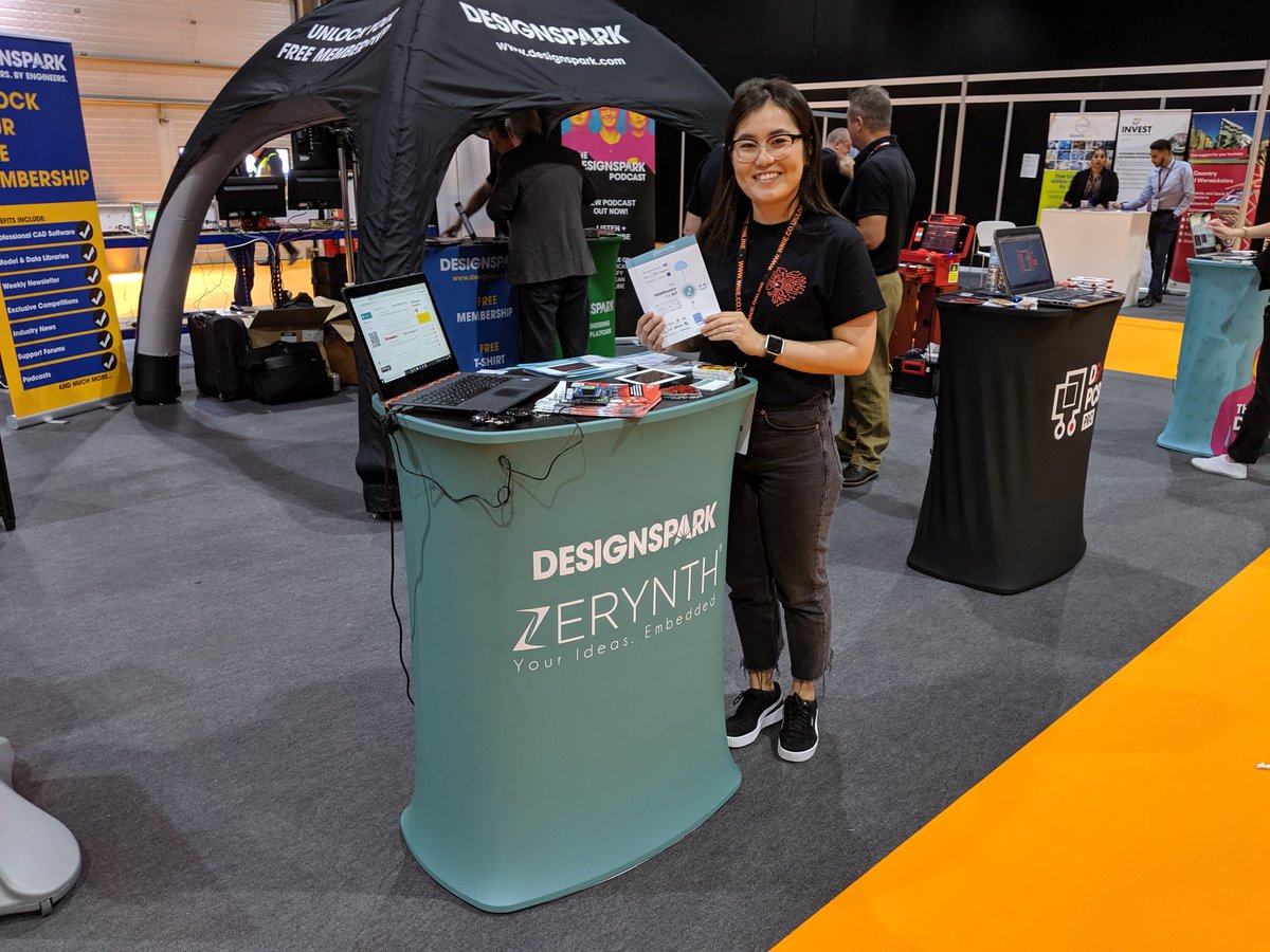 ali_kamilla's tweet photo. Last two days I have been at @WhatsNewInElec show with @DesignSparkRS presenting @Zerynth, a software ecosystem for programming microcontrollers with Python for IoT and Industry 4.0 applications. #engineering #stem #technology #python #embedded #wnie https://t.co/zCAlJDE5B9
