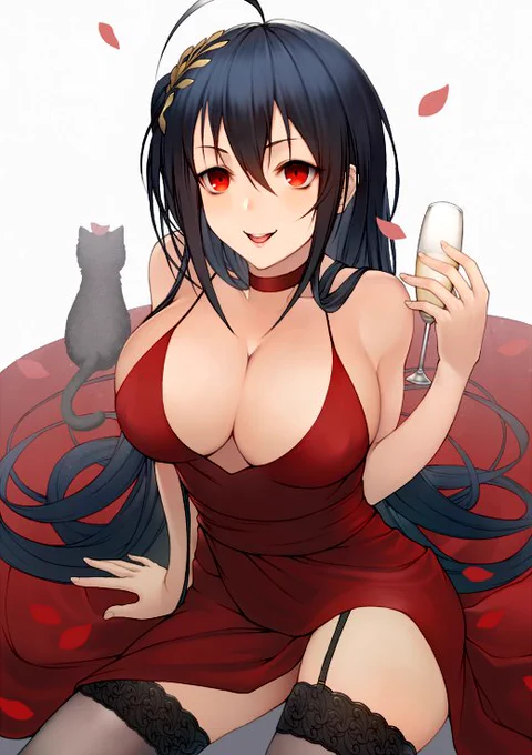 アズールレーン 大鳳3 描いてみました!   #アズールレーン 
