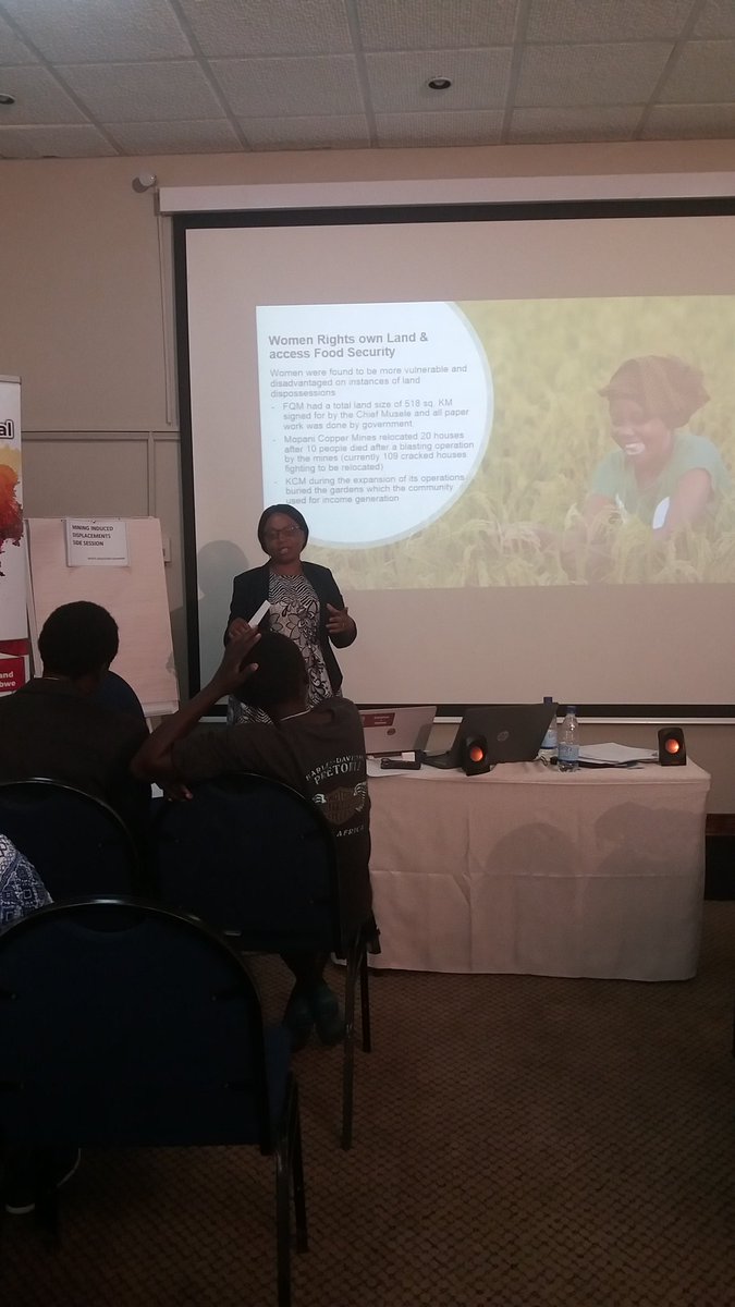ActionAidZim's tweet photo. Revelations of the impact of mining induced displacements &amp; relocation in Zambia similar 2 Zim with  violation of socio-economic rights women rights, education rights e..g pupil teacher ratio of 1:180, livelihoods destroyed, need for clear policy framework @FGGZambia #ZAMI2019 https://t.co/WedGOPAT0F
