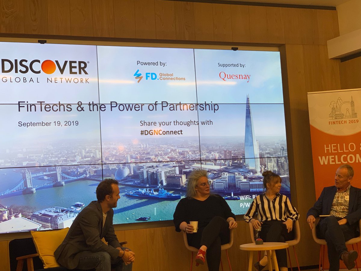 ⁦<a href="/DiscoverGlobal/">Discover Network</a>⁩ #Dgnconnect fireside chat- customers want to see outcomes, not how payments work in the background ⁦<a href="/GhelaBoskovich/">Ghela Boskovich</a>⁩ ⁦<a href="/TonyCraddock/">Tony Craddock</a>⁩ ⁦<a href="/news_fdglobal/">FD Global Connections</a>⁩ ⁦<a href="/QuesnayInc/">QuesnayInc.</a>⁩