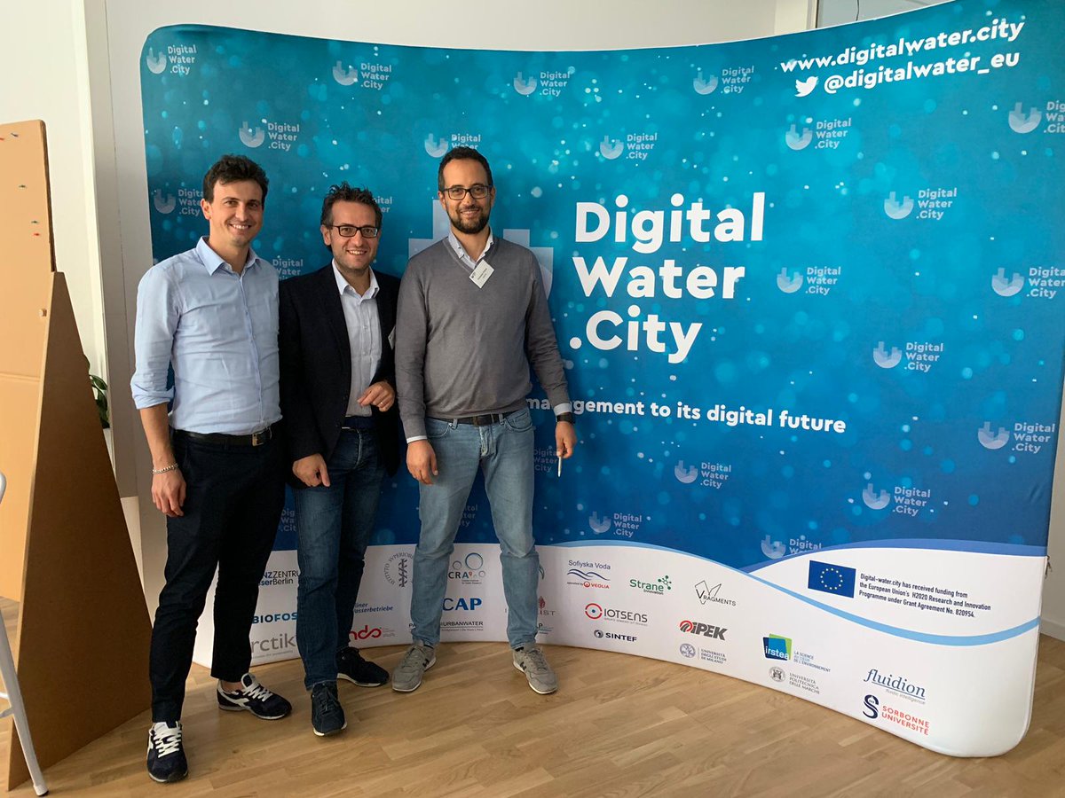 What?Where?Why?
In @digitalwater_eu Will be developed,innovate and provide digital solutions to improve water management and protect the enviroment and public health.Fantastic experience at Kick-Off-Meeting in Berlin@FFatone
@UnivPoliMarche #digitalwater #digitalwatercity #Berlin