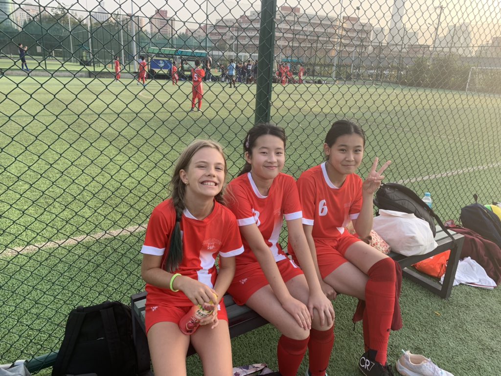 These Bobcats are continuing to improve and impress! U14 Girls Football earned their first win of the season tonight! ⚽️ #myCISB  @mr_hambrook