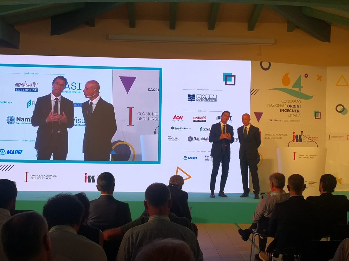 Gianluca Cocco al #CongressoCni #oltre

Dobbiamo pensare alle tematiche ambientali, anche dentro le università. Gli #ingegneri devono lavorare sul futuro, ponendosi il problema di come sarà il loro mondo fra 30 anni e investendo sulla #pianificazione strategica