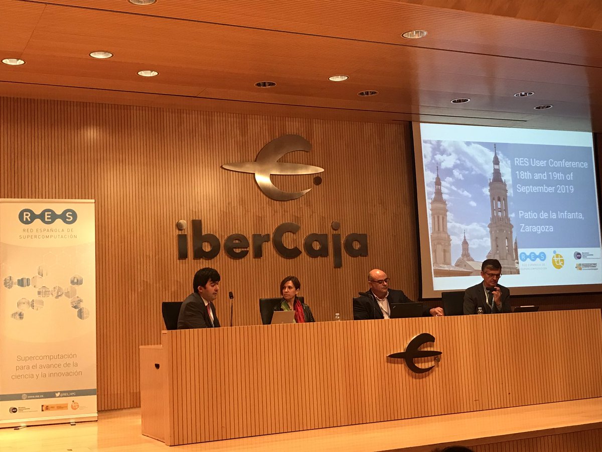 RES_HPC's tweet photo. Snapshots of the future in our round! #RESusers19 #Zaragoza #ICTSNews https://t.co/pZCh210h6q