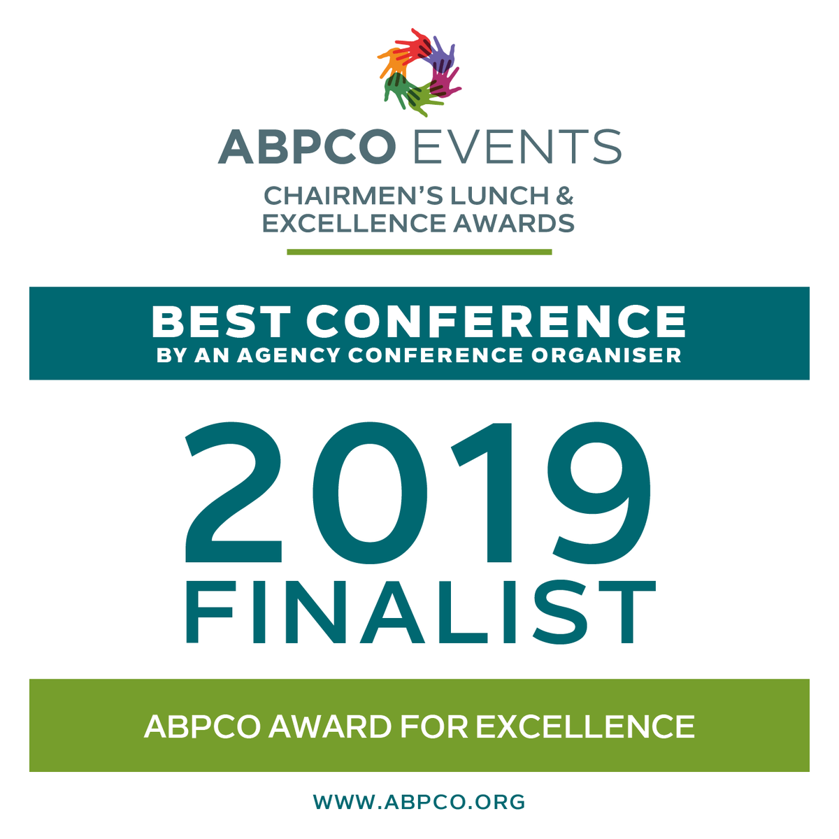 MCI_UK's tweet photo. We're finalists for the @ABPCO 2019 Excellence Awards!! 🥳 Proud to be shortlisted for the Best Conference by an Agency Conference Organiser for our work on the @UKregistrars #ERC2018 Conference! Well done to all those shortlisted - we'll see you at @ICCWales in a few months 🙌 https://t.co/MPl04Rxy9w